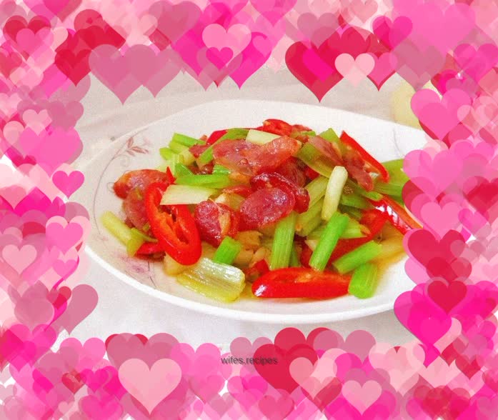 Stir-fried Chinese Sausage