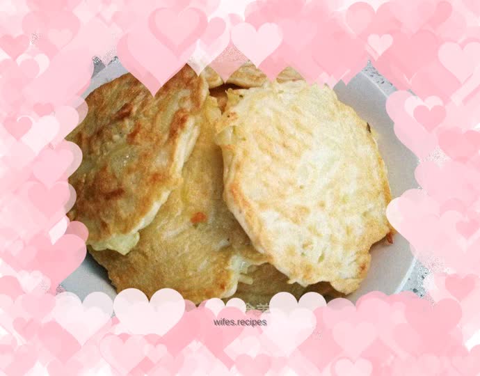 Shredded potato pancakes