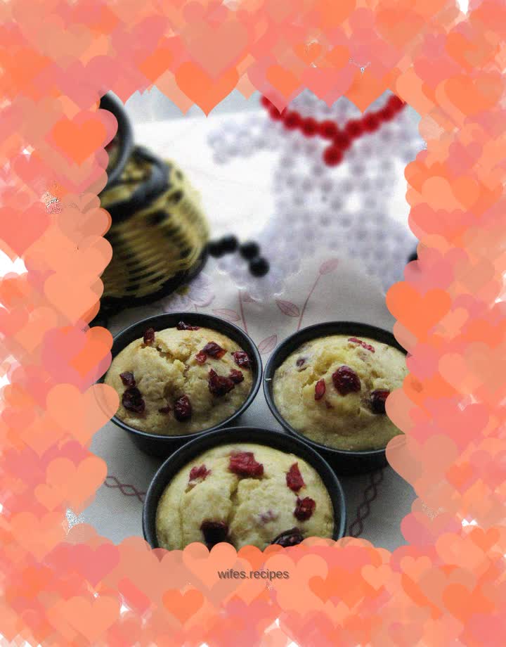 Banana Cranberry Muffins