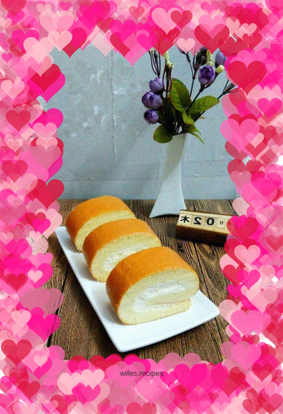 Cream cake roll