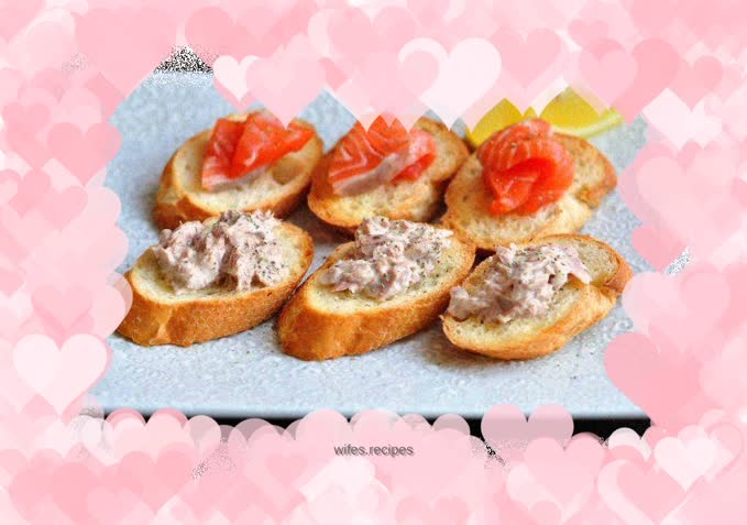 Fish-flavored baguette