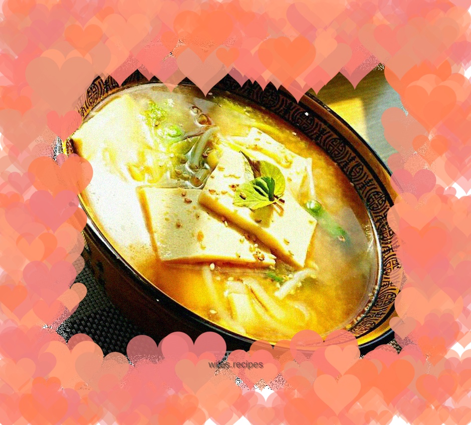 Korean soybean paste soup