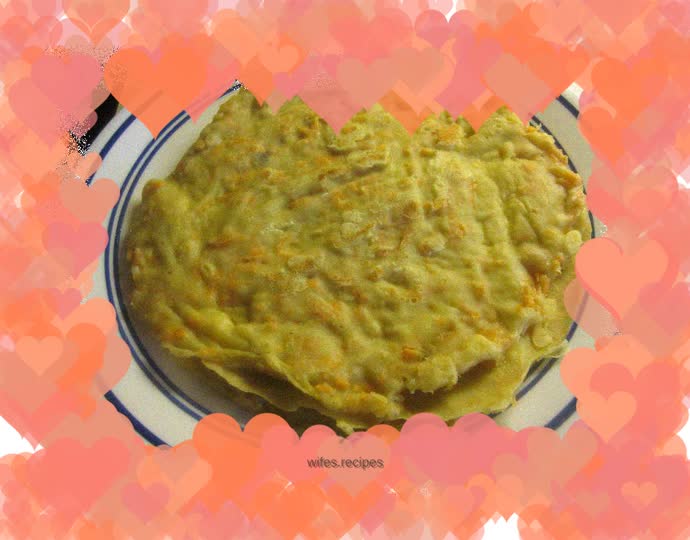 Carrot Banana Egg Pancake