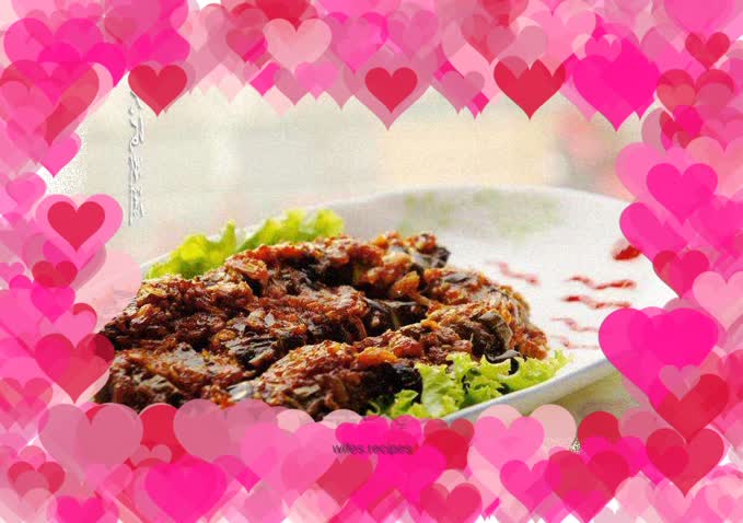 Grilled eggplant with tomato sauce