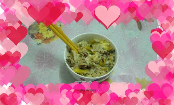 Pumpkin, Sausage and Egg Fried Rice