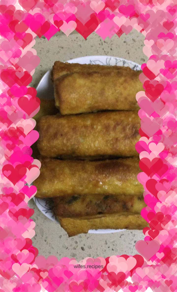 Homemade spring rolls