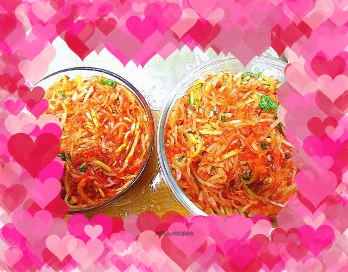 Kimchi ~ seafood radish strips