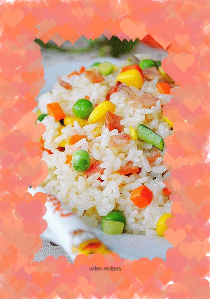 Bacon and Assorted Fried Rice