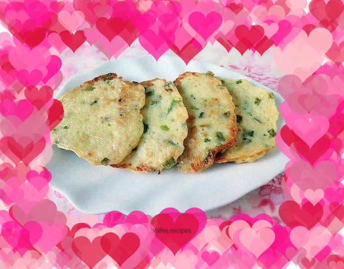 Shredded radish breakfast cake