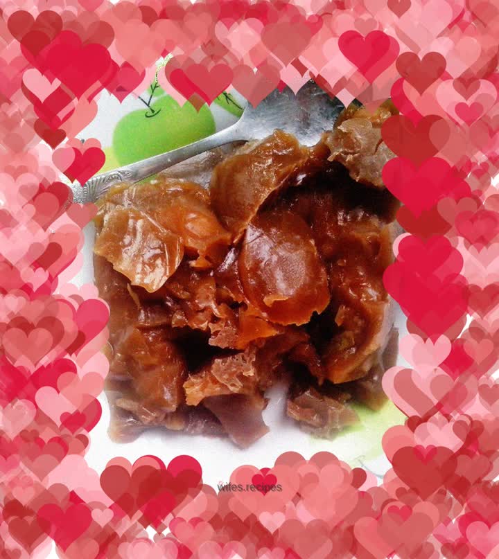 Simple pork trotter jelly