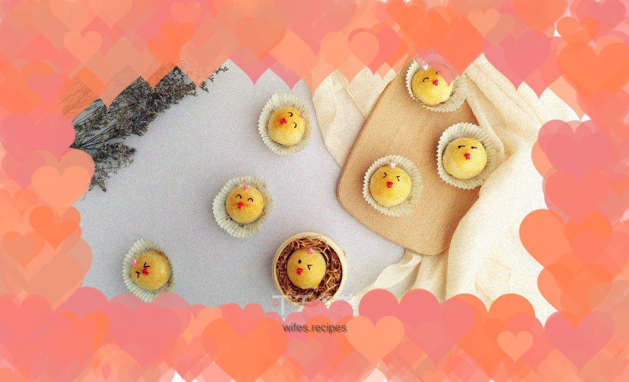 New Year’s souvenir: Cute little egg yolk cakes (no need to relax the version)