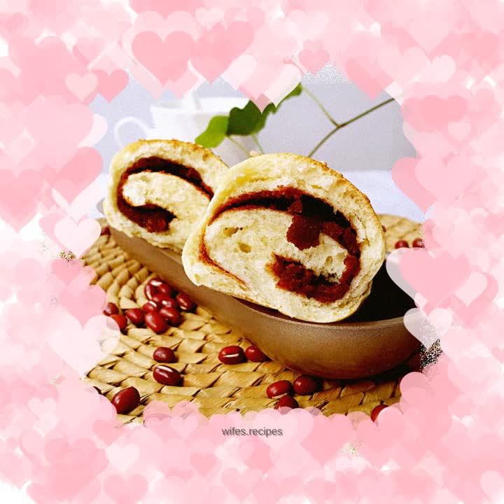 Red bean paste rolls