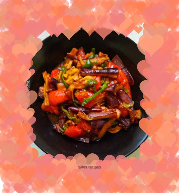 Grilled eggplant with tomatoes