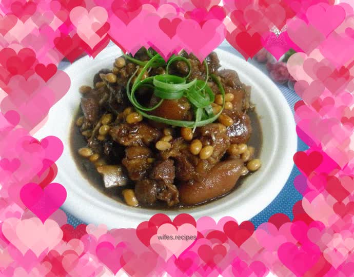 Soybean-roasted elbow cubes