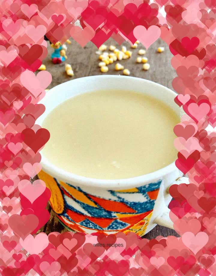Corn soy milk