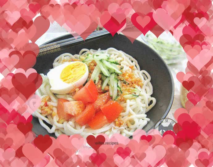 Hot and sour cold noodles