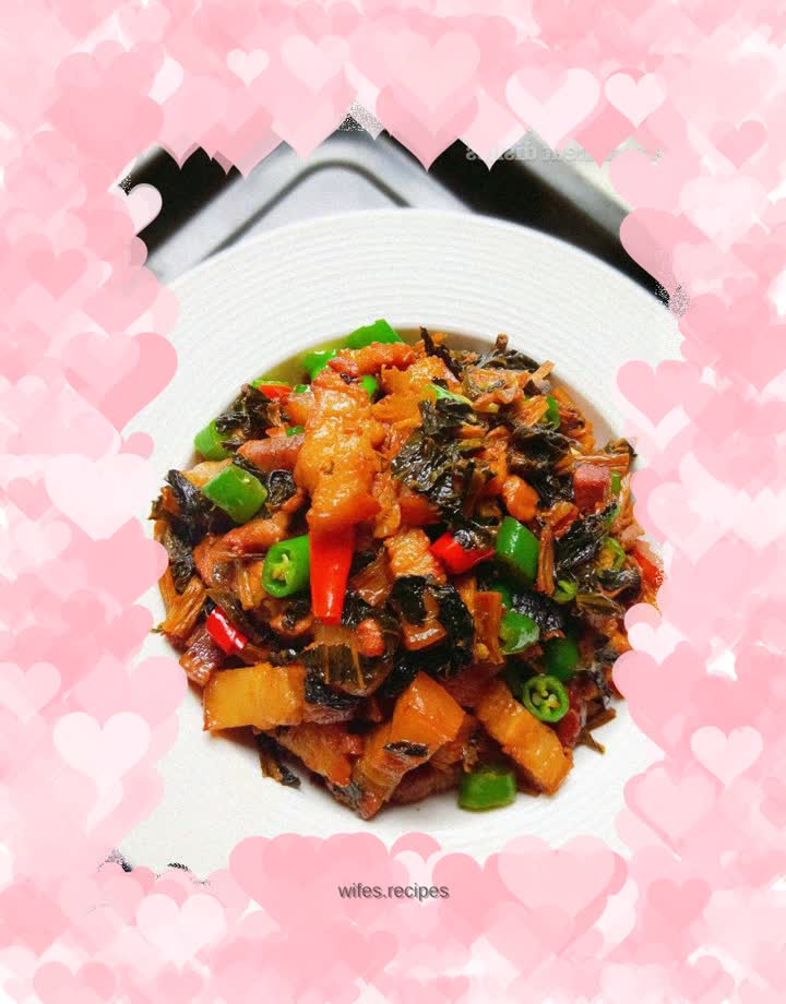 Braised Pork Belly with Dried Vegetables