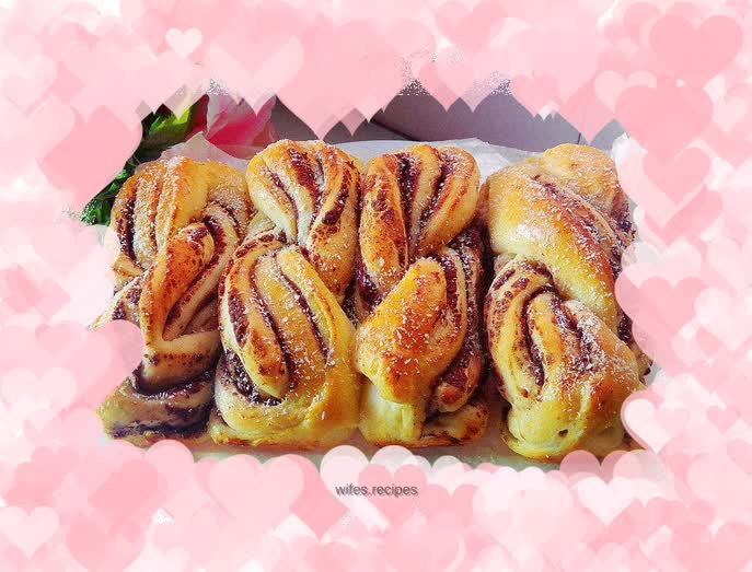 Bean Paste Twisted Bread