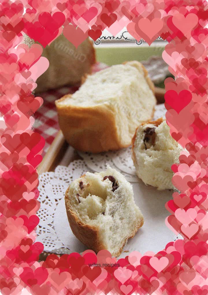 【Sweet bean rolls】——Bread machine version