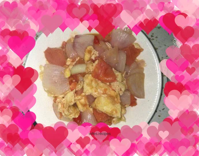 Scrambled eggs with tomatoes
