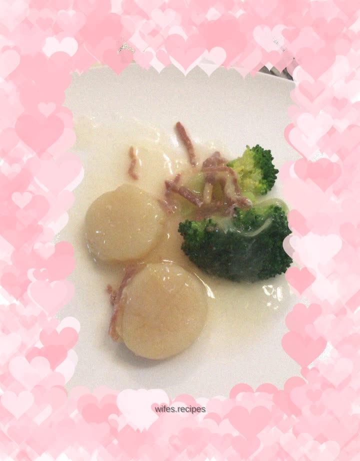 Broccoli Braised Scallops