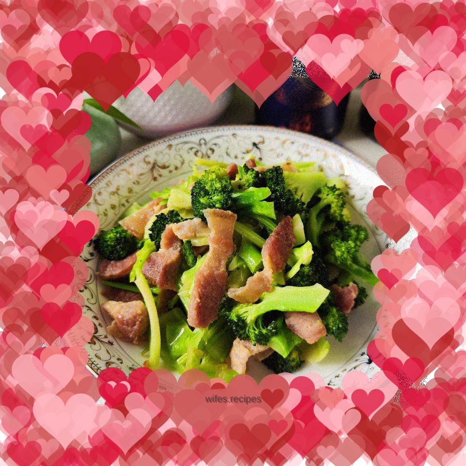 Stir-fried Pork Belly and Broccoli
