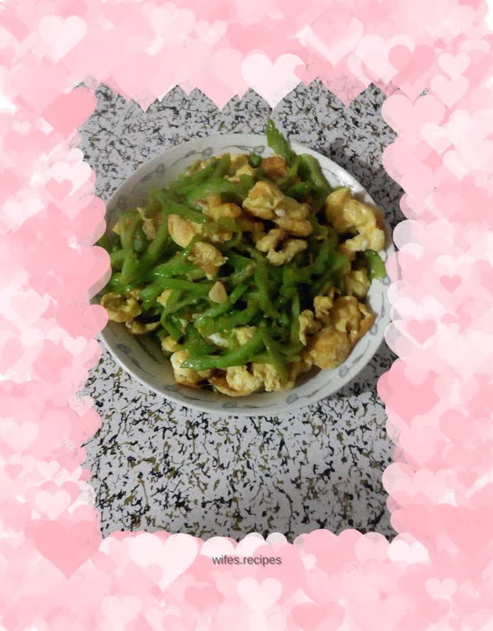 Bitter Melon Scrambled Eggs