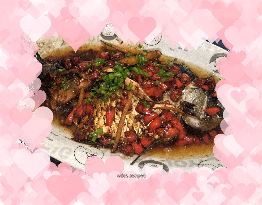 Braised crucian carp