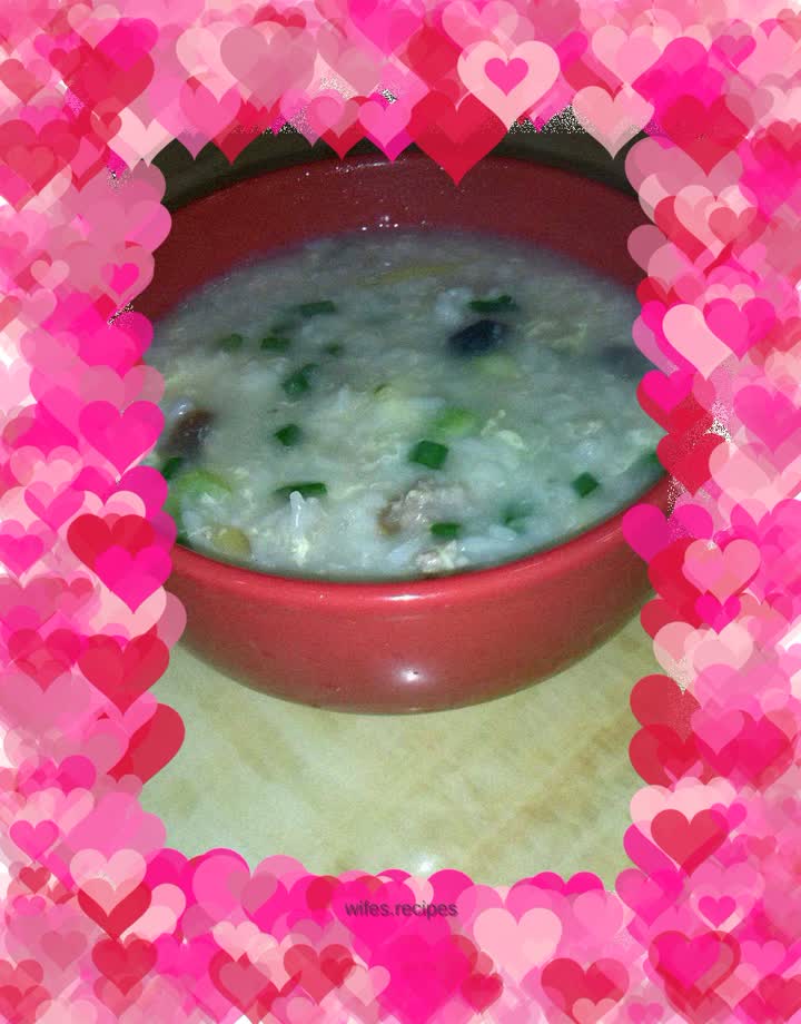 Preserved egg and lean meat porridge
