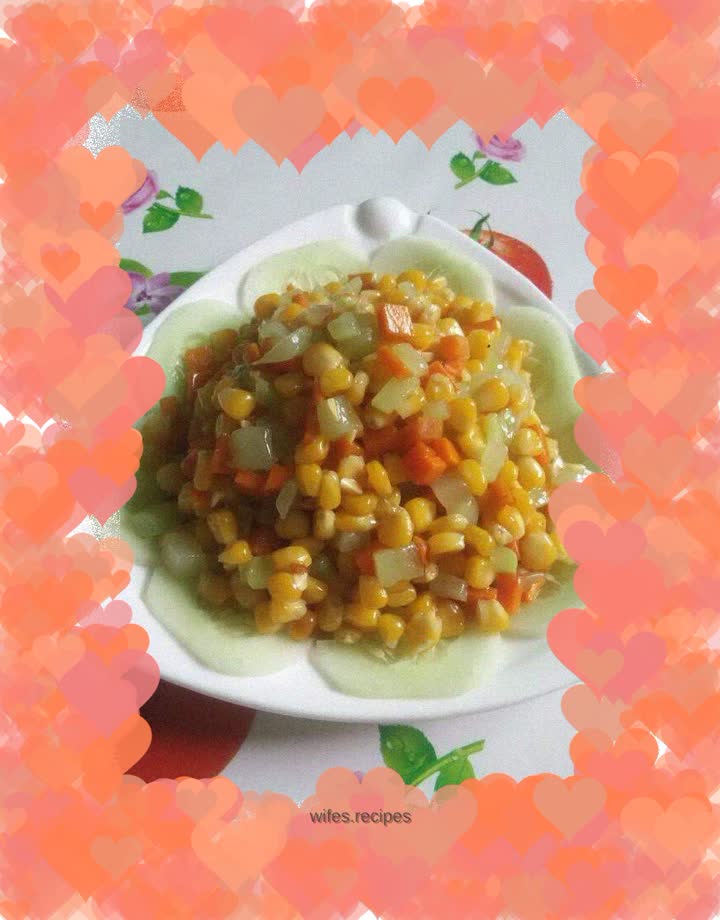 Golden white jade kernels fragrant ~ sweet corn kernels