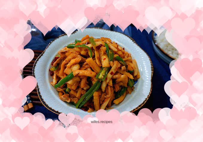 Spicy fried dried radish-----the taste of childhood