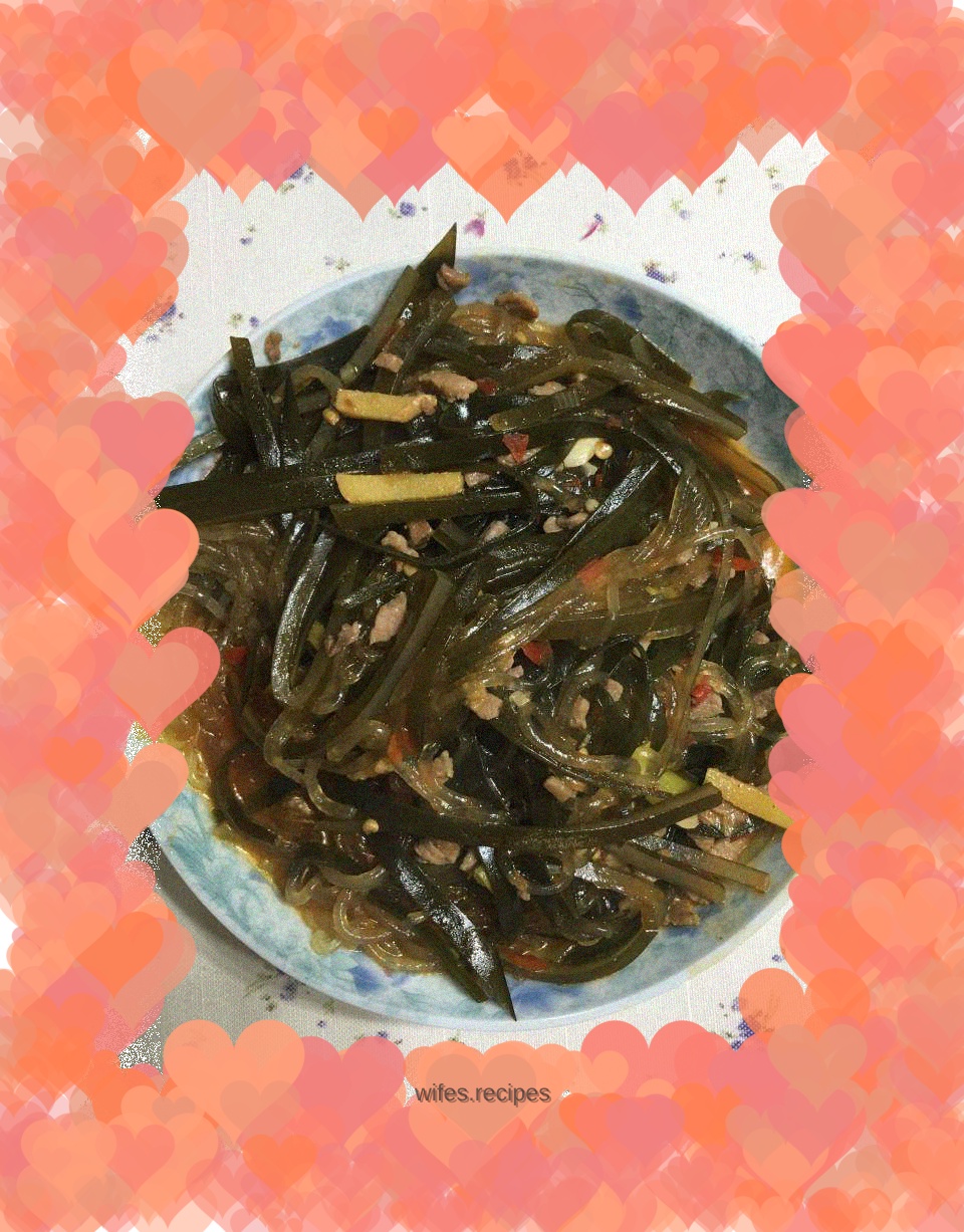 Seaweed vermicelli