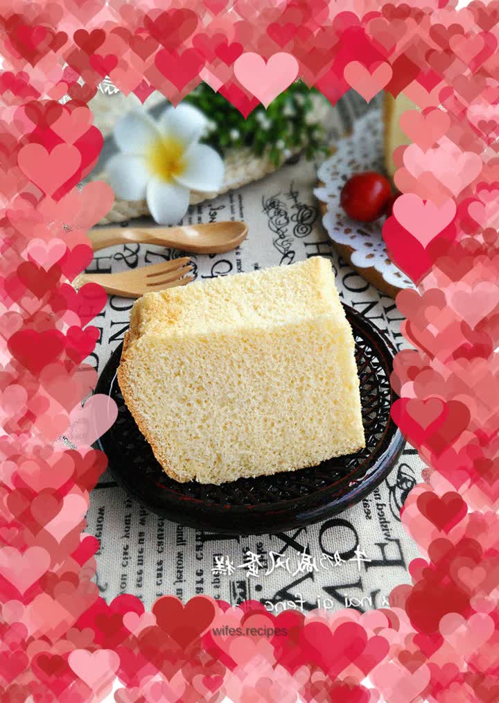 Milk chiffon cake