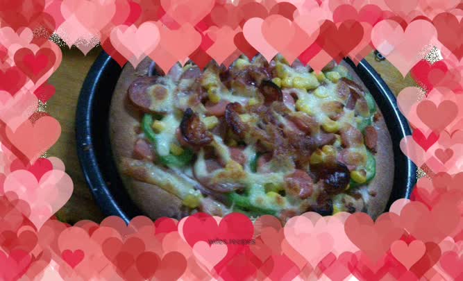 Assorted pizza