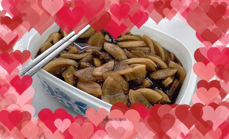 Pickled pepper and white radish