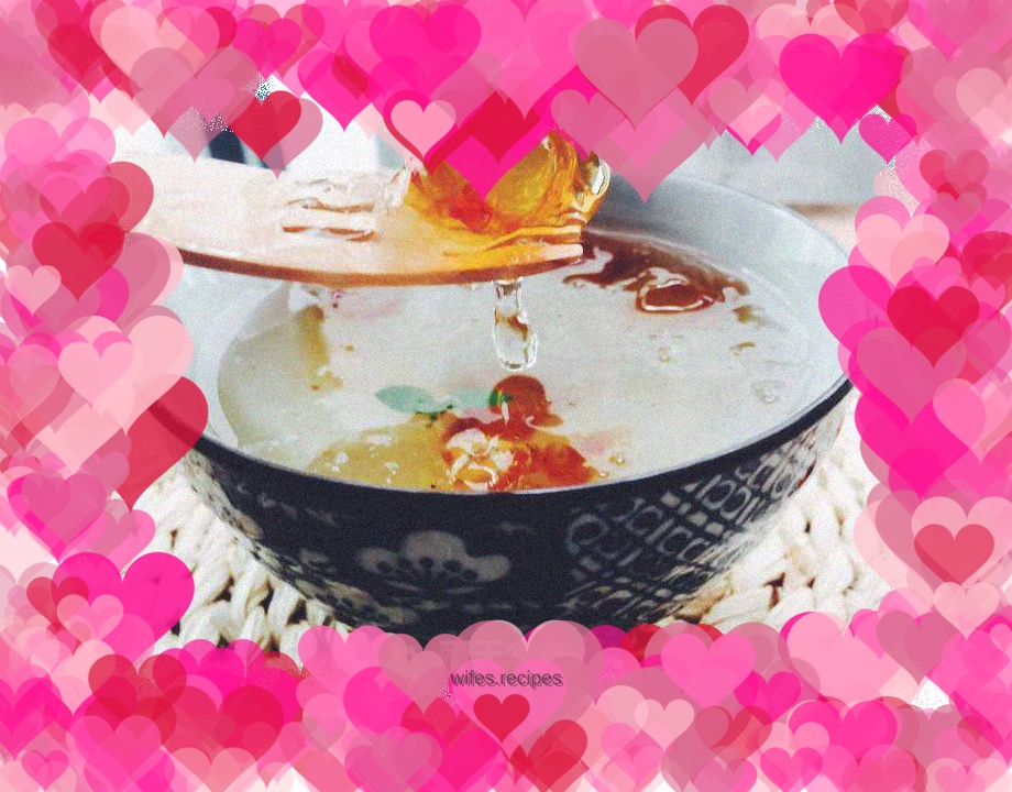 Snow swallow peach gum soap rice soup