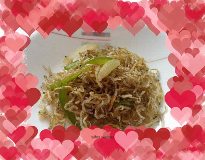 Korean side dishes - Vegetarian stir-fried sea anchovies