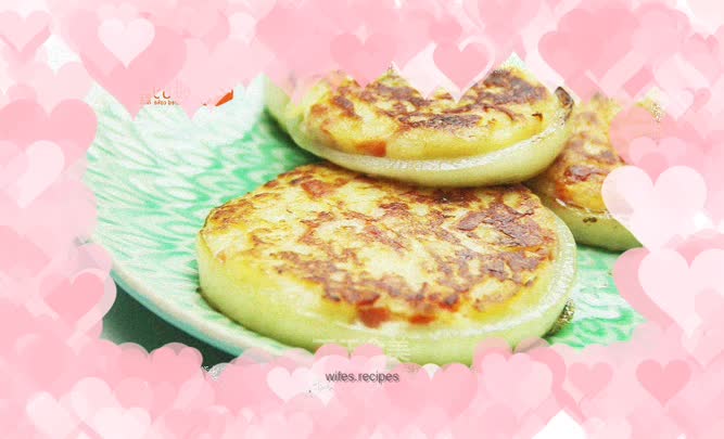 Nutritious breakfast - garden potato pancakes