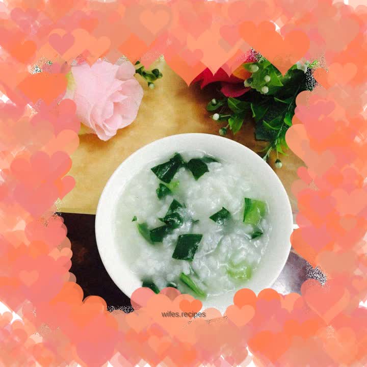 Green vegetable porridge
