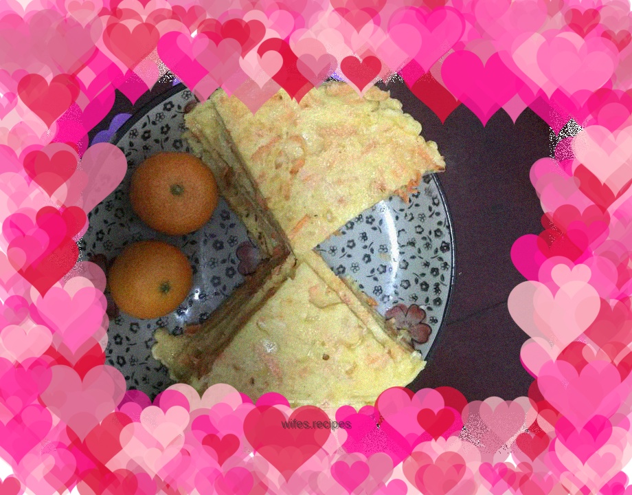 Carrot shredded cake