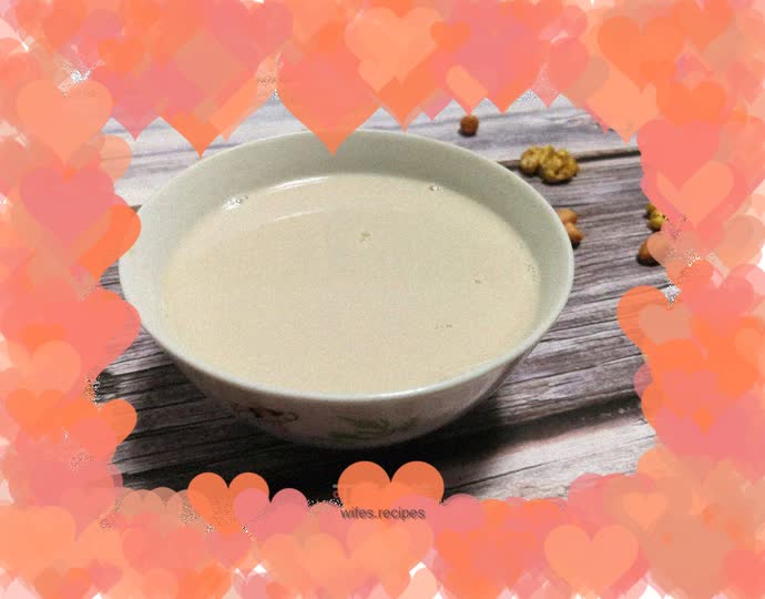 Peanut Walnut Soy Milk