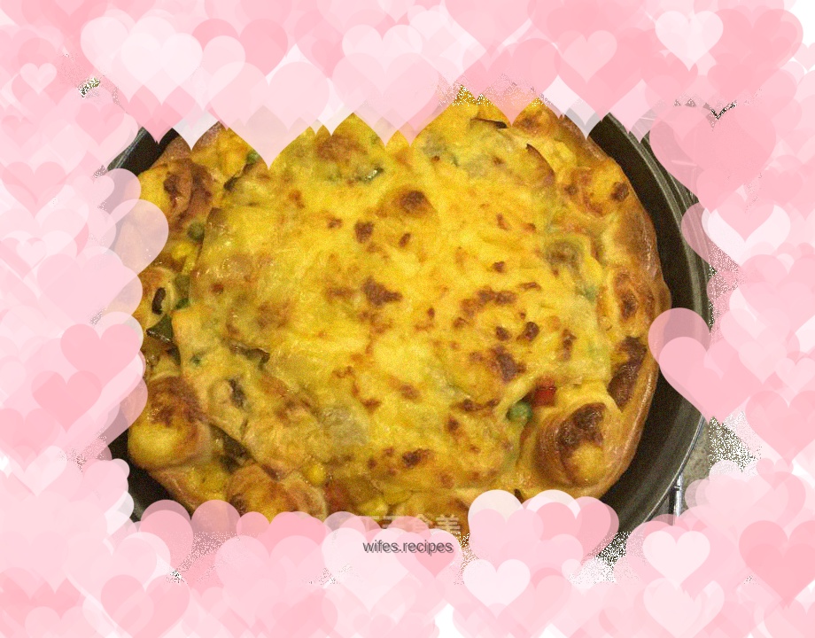 Cheesy Chicken and Corn Pizza (9 inches)