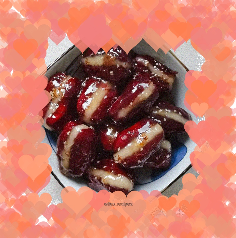 Soft, glutinous and sweet•••Glutinous rice and dates