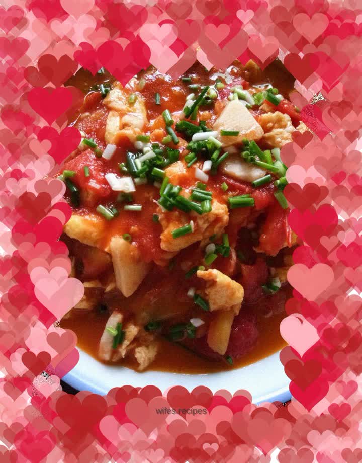 Tomato scrambled eggs