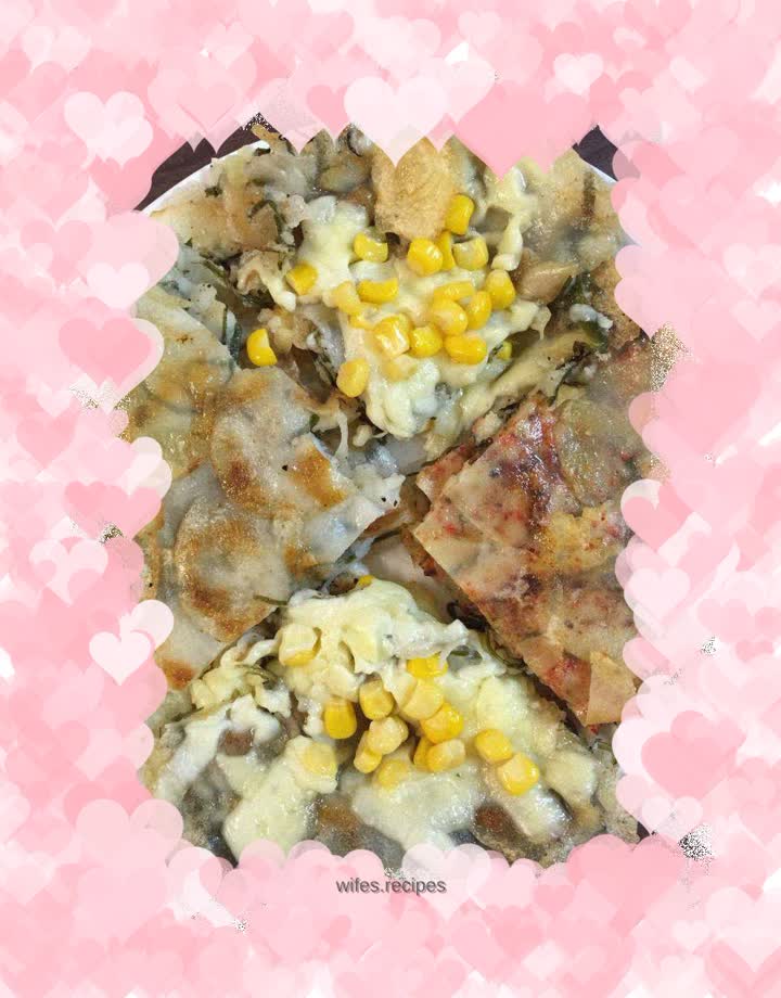 Potato Chips and Seaweed Pancake