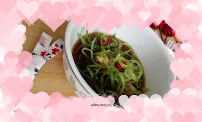 Cold dish with rice. Pickled fresh ginger