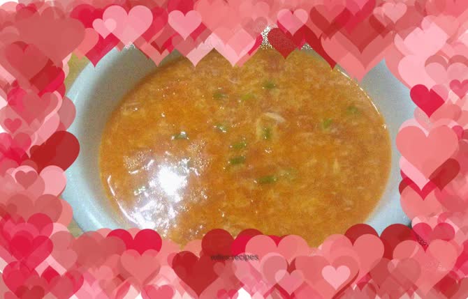Tomato and Egg Drop Soup