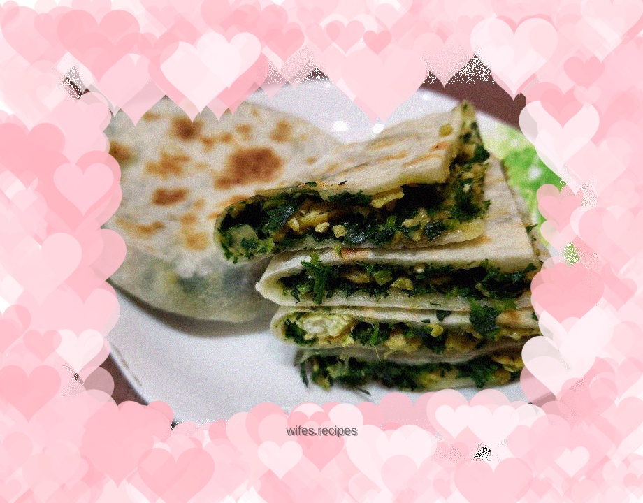 Shepherd's purse egg pie