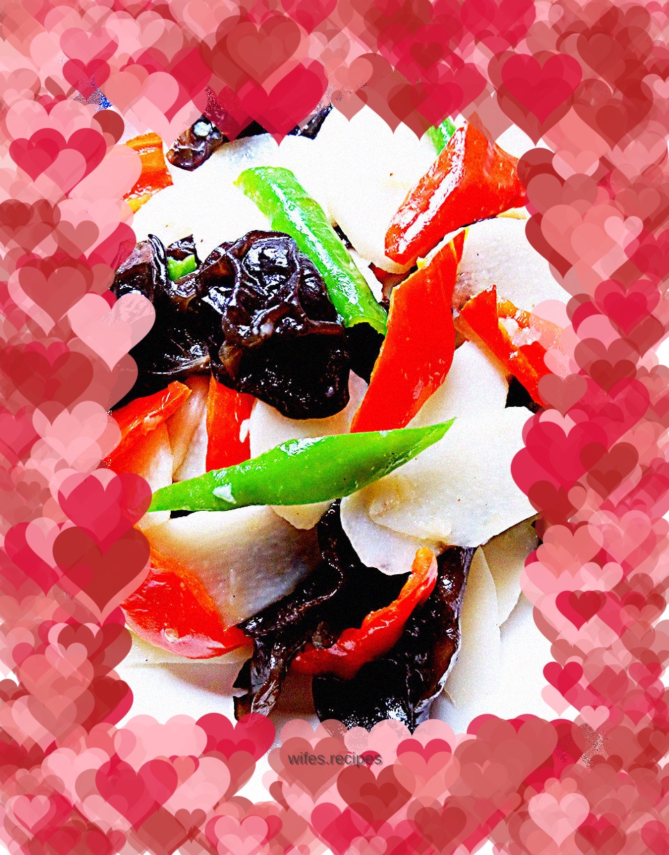 Stir-fried yam and fungus