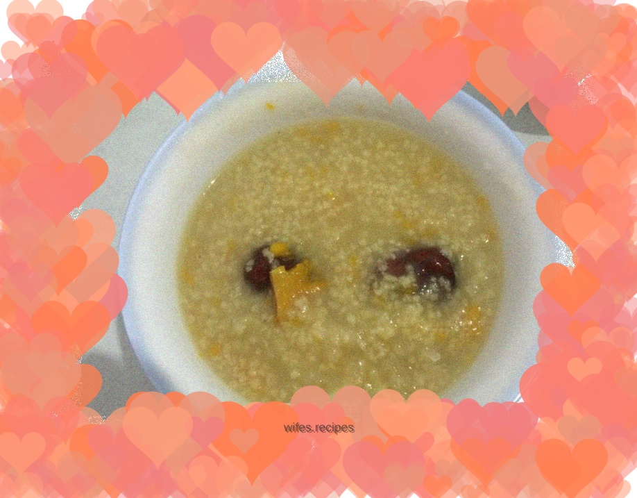 Pumpkin, Tremella and Pear Juice Porridge